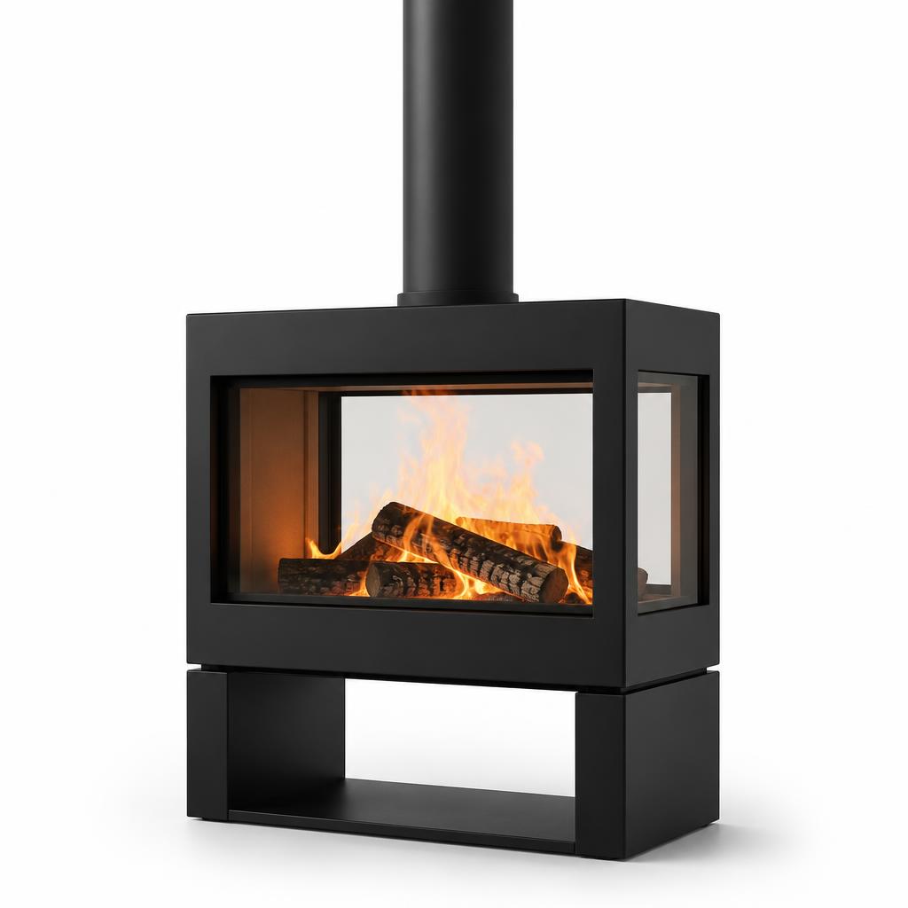 Magma 005 Freestanding Fireplace 18kW - DOUBLE SIDED