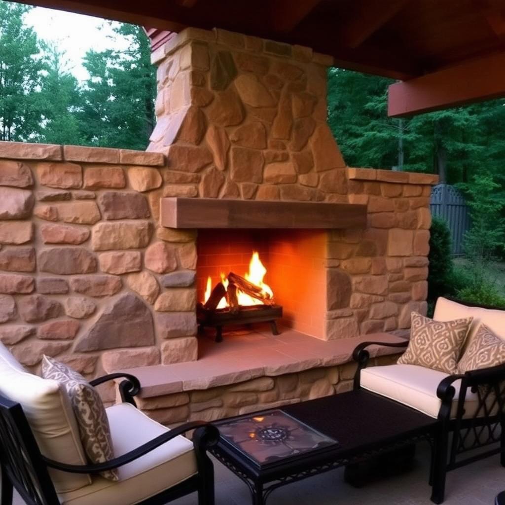 Patio Fireplace