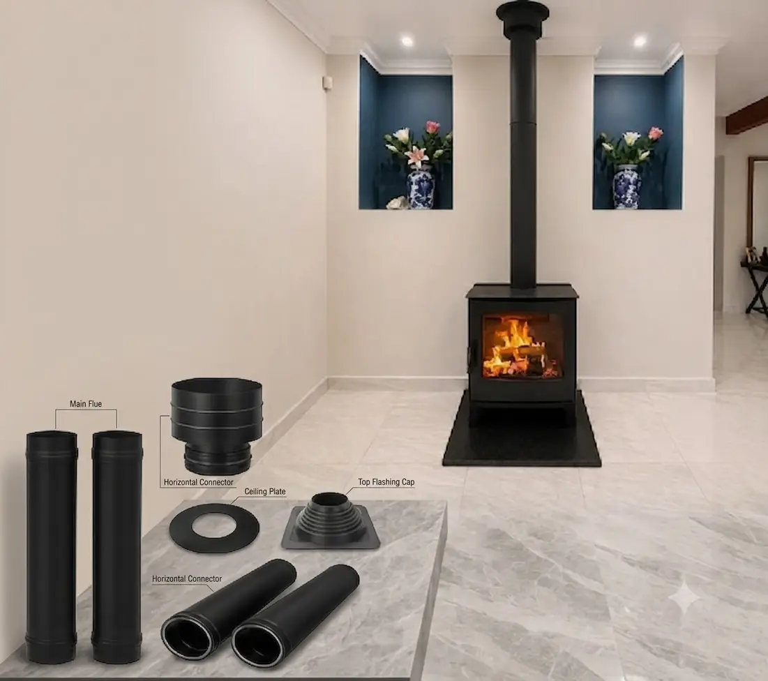 Order a fireplace online with installation in the Western Cape